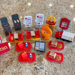 McDonald's Happy Meal Toy Restaurant Play Accessories - Set of 15
